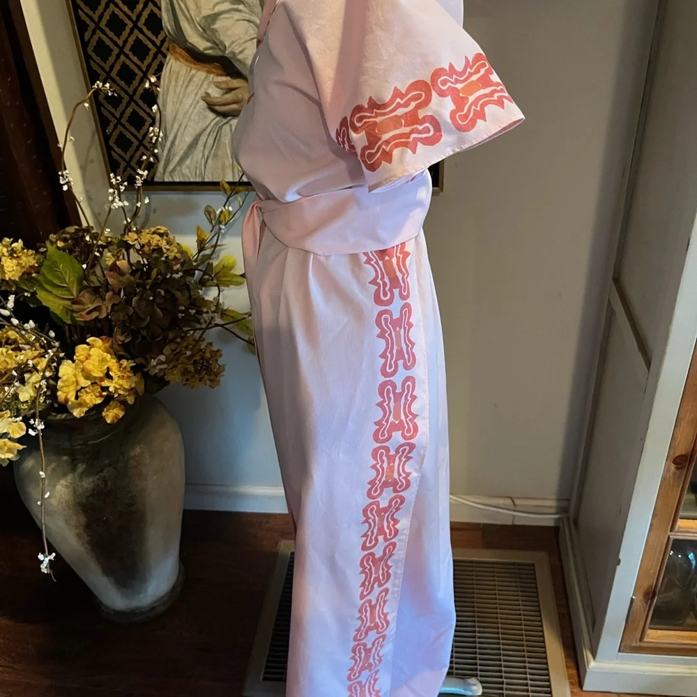 Penny LeRoy South African Tribal designer vintage wrap dress - Picture 5 of 6